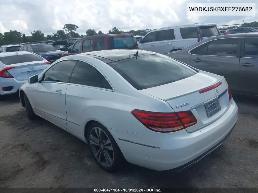 2014 Mercedes-Benz E 350 VIN: WDDKJ5KBXEF276682 Lot: 40471184