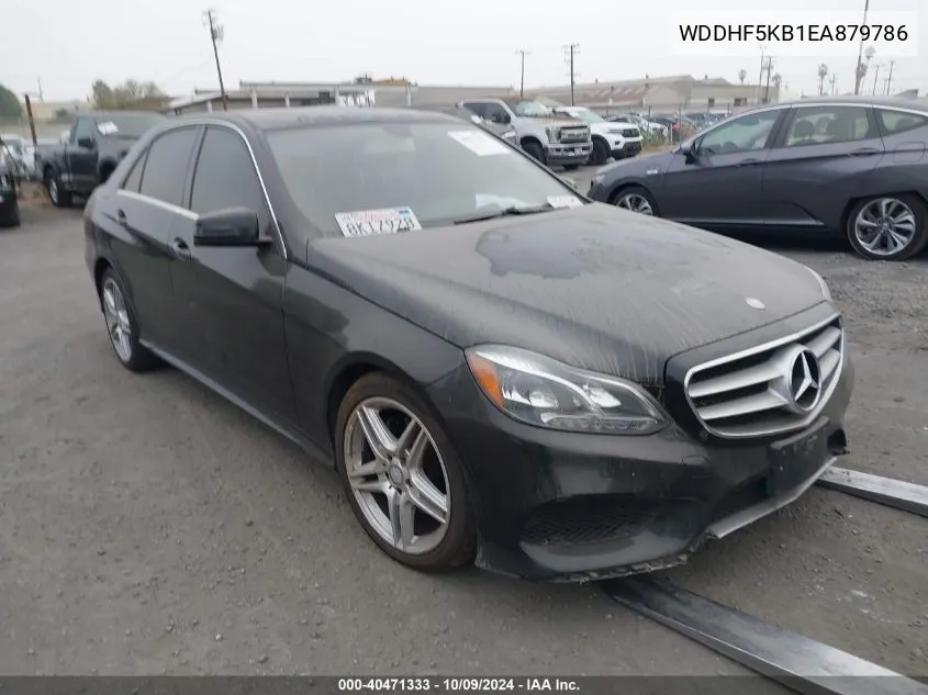 2014 Mercedes-Benz E 350 VIN: WDDHF5KB1EA879786 Lot: 40471333