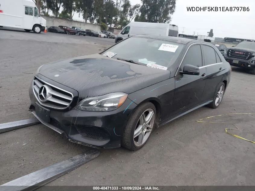 2014 Mercedes-Benz E 350 VIN: WDDHF5KB1EA879786 Lot: 40471333