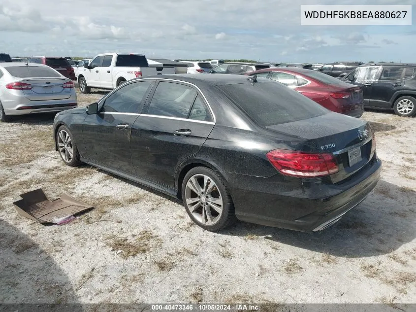 2014 Mercedes-Benz E 350 VIN: WDDHF5KB8EA880627 Lot: 40473346