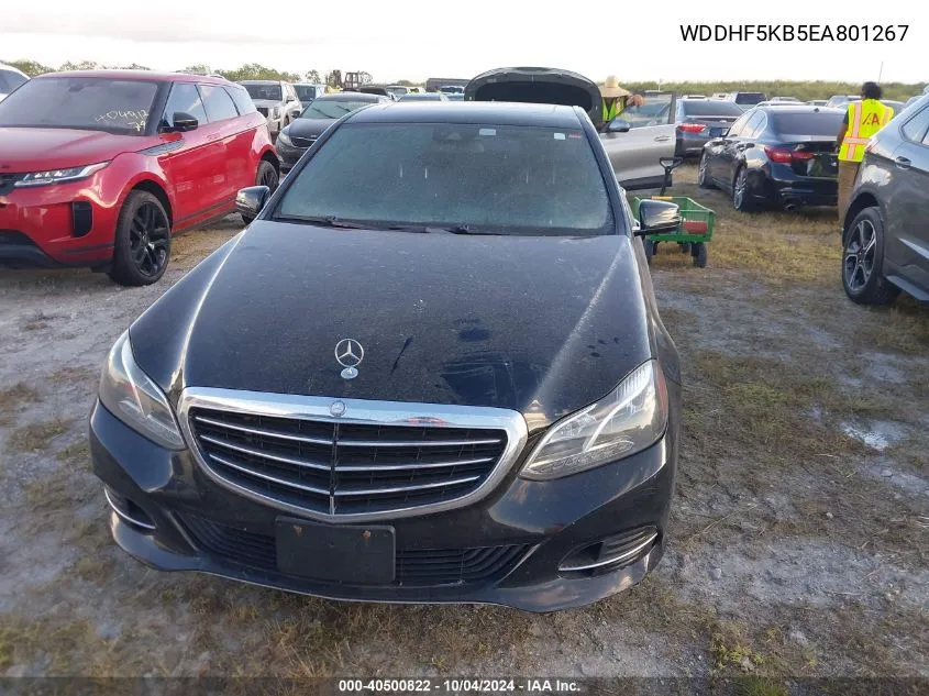 2014 Mercedes-Benz E 350 VIN: WDDHF5KB5EA801267 Lot: 40500822