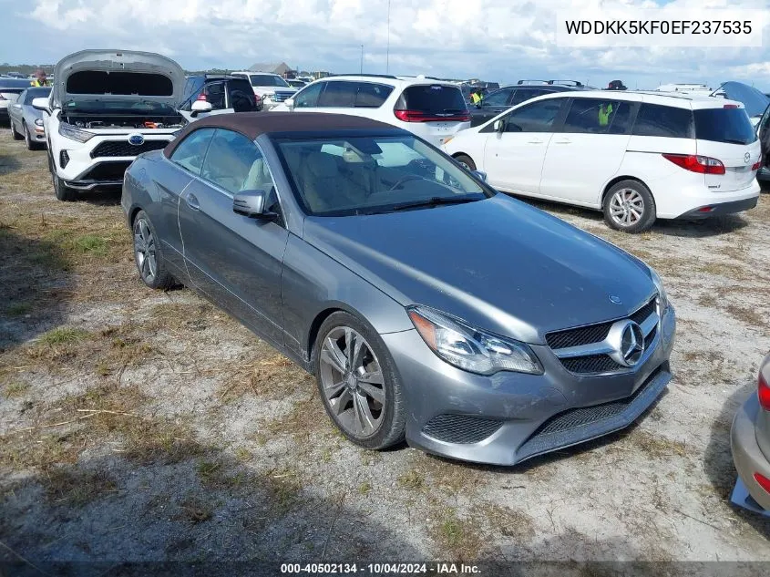 2014 Mercedes-Benz E 350 VIN: WDDKK5KF0EF237535 Lot: 40502134