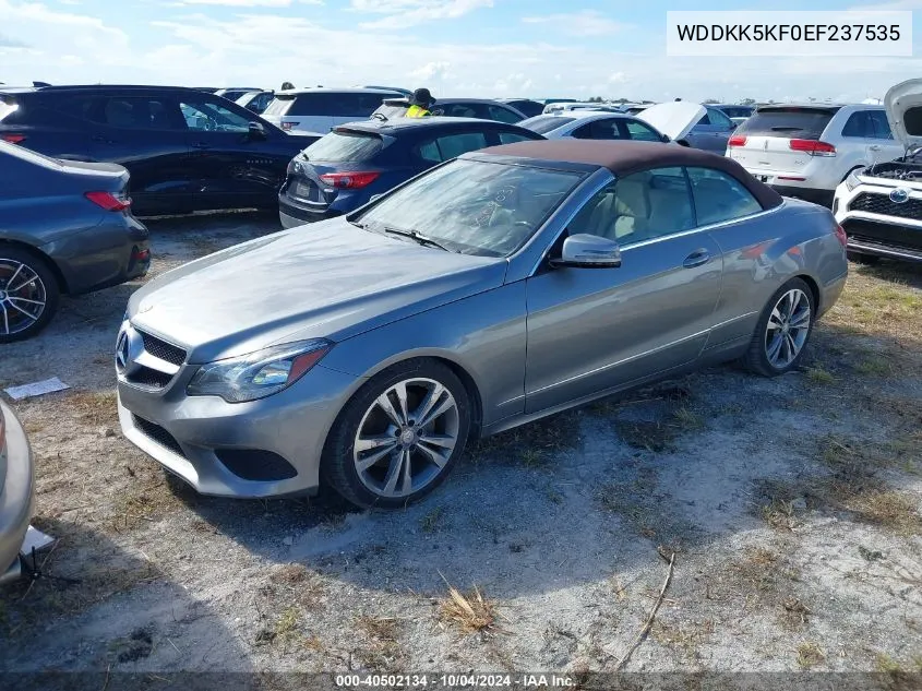 2014 Mercedes-Benz E 350 VIN: WDDKK5KF0EF237535 Lot: 40502134