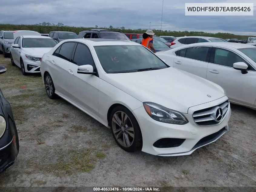 2014 Mercedes-Benz E 350 VIN: WDDHF5KB7EA895426 Lot: 40533476