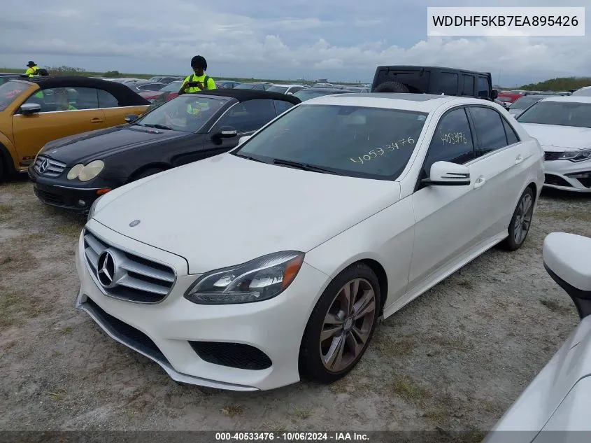 2014 Mercedes-Benz E 350 VIN: WDDHF5KB7EA895426 Lot: 40533476