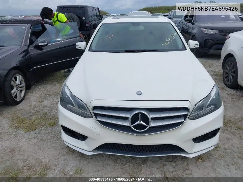 2014 Mercedes-Benz E 350 VIN: WDDHF5KB7EA895426 Lot: 40533476