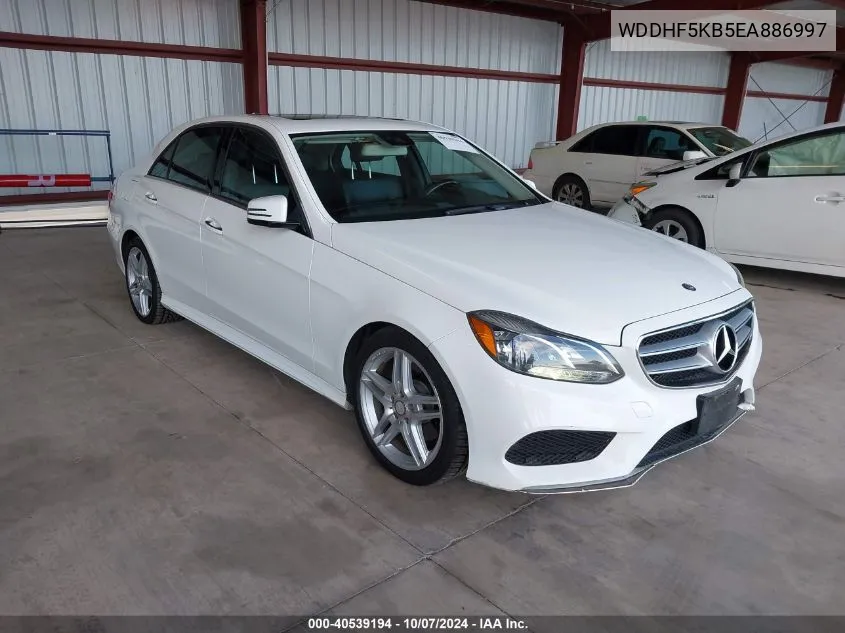 2014 Mercedes-Benz E 350 VIN: WDDHF5KB5EA886997 Lot: 40539194