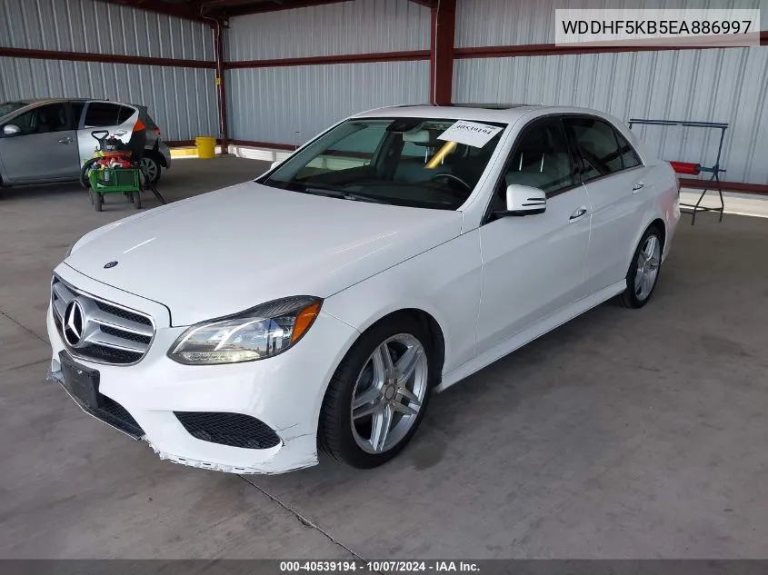 2014 Mercedes-Benz E 350 VIN: WDDHF5KB5EA886997 Lot: 40539194