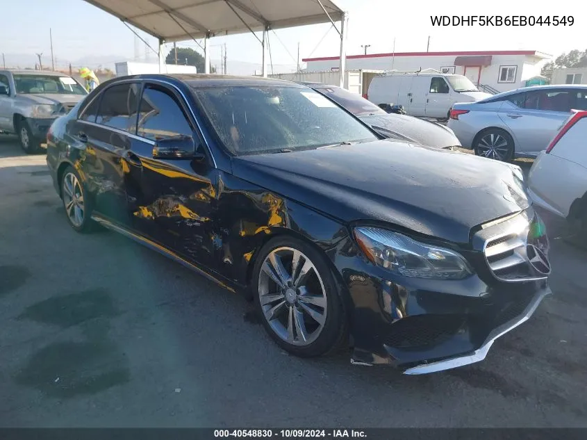 2014 Mercedes-Benz E 350 VIN: WDDHF5KB6EB044549 Lot: 40548830