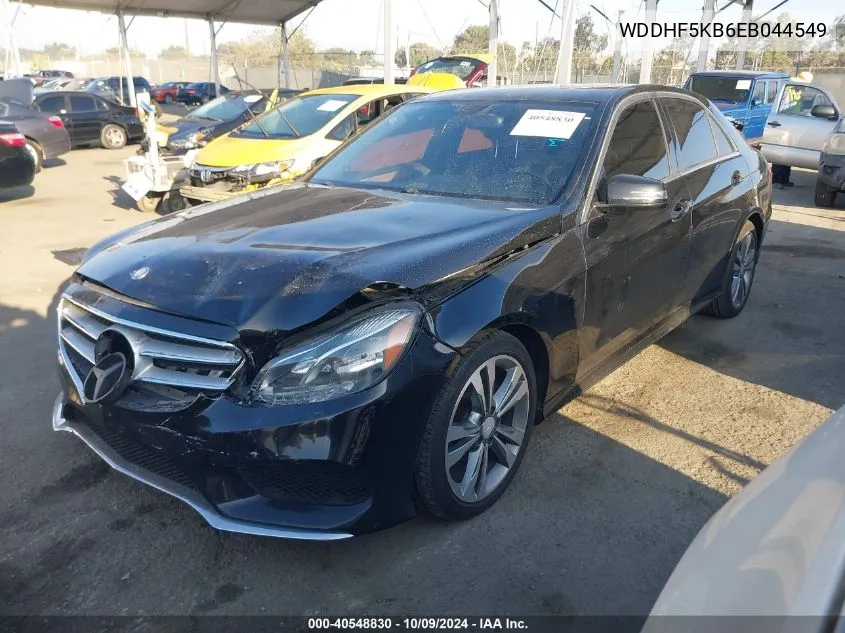 2014 Mercedes-Benz E 350 VIN: WDDHF5KB6EB044549 Lot: 40548830