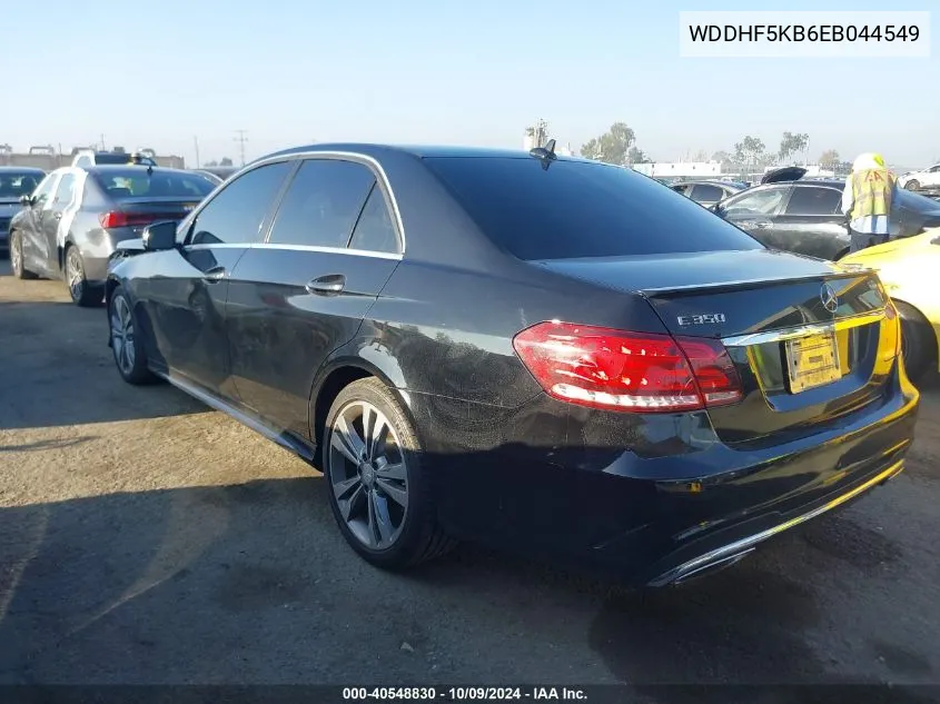 2014 Mercedes-Benz E 350 VIN: WDDHF5KB6EB044549 Lot: 40548830