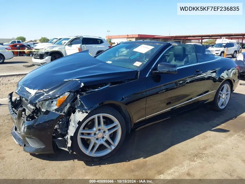 2014 Mercedes-Benz E 350 VIN: WDDKK5KF7EF236835 Lot: 40595566