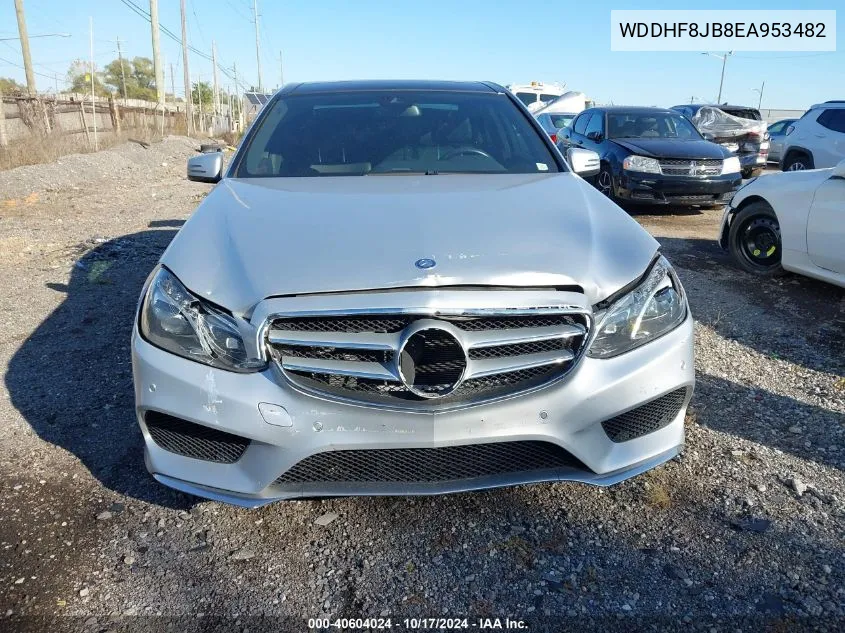 2014 Mercedes-Benz E 350 4Matic VIN: WDDHF8JB8EA953482 Lot: 40604024