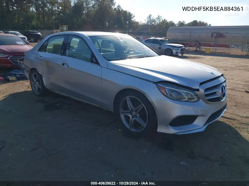 2014 Mercedes-Benz E 350 VIN: WDDHF5KB5EA884361 Lot: 40639822