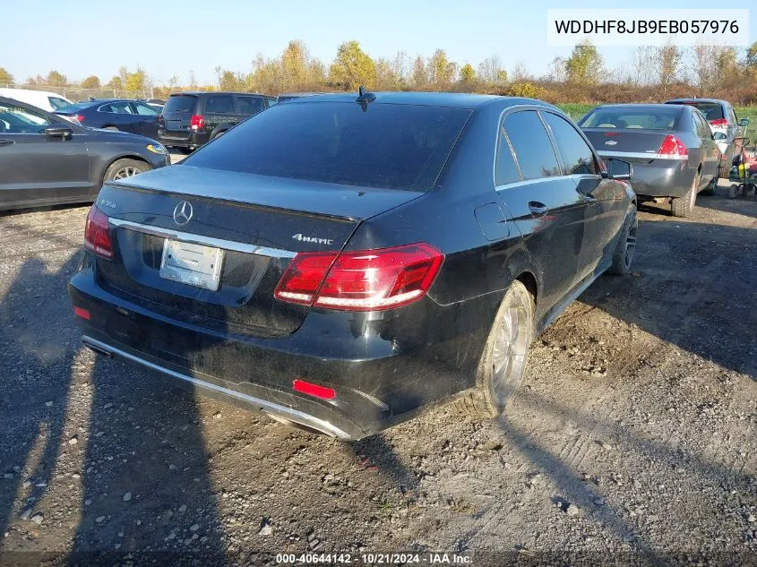 2014 Mercedes-Benz E 350 4Matic VIN: WDDHF8JB9EB057976 Lot: 40644142