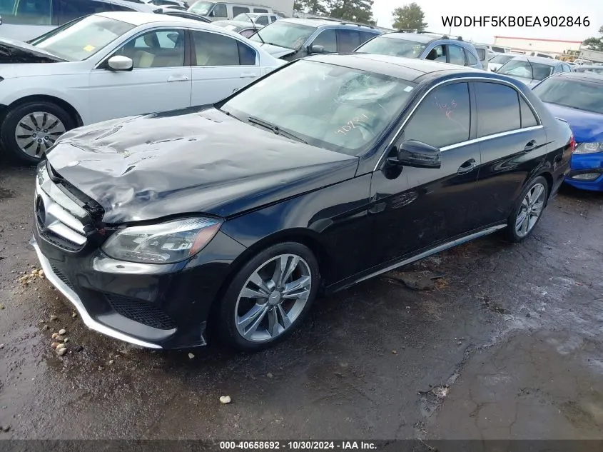 2014 Mercedes-Benz E 350 VIN: WDDHF5KB0EA902846 Lot: 40658692