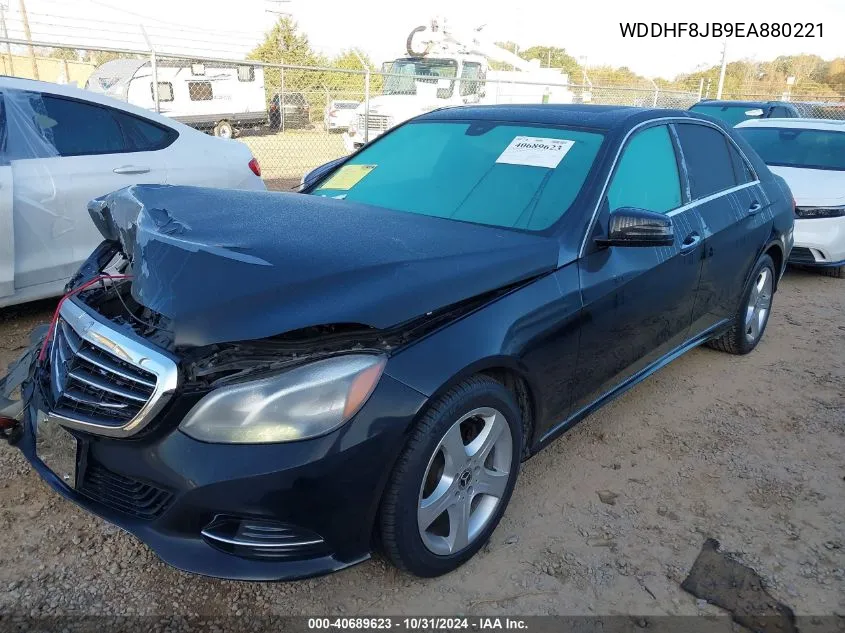 2014 Mercedes-Benz E 350 4Matic VIN: WDDHF8JB9EA880221 Lot: 40689623