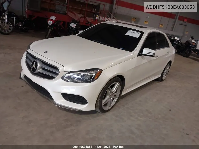 2014 Mercedes-Benz E 350 VIN: WDDHF5KB3EA833053 Lot: 40695853