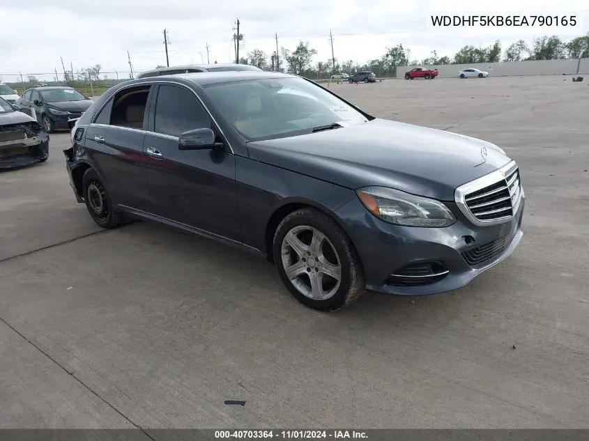 2014 Mercedes-Benz E 350 VIN: WDDHF5KB6EA790165 Lot: 40703364