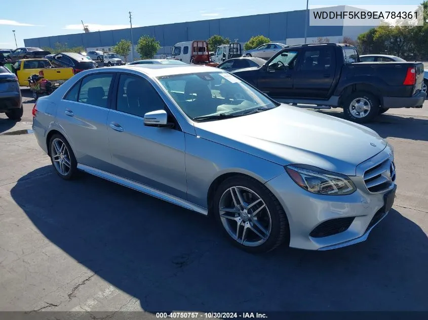 2014 Mercedes-Benz E 350 VIN: WDDHF5KB9EA784361 Lot: 40750757