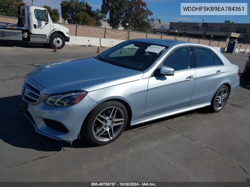 2014 Mercedes-Benz E 350 VIN: WDDHF5KB9EA784361 Lot: 40750757