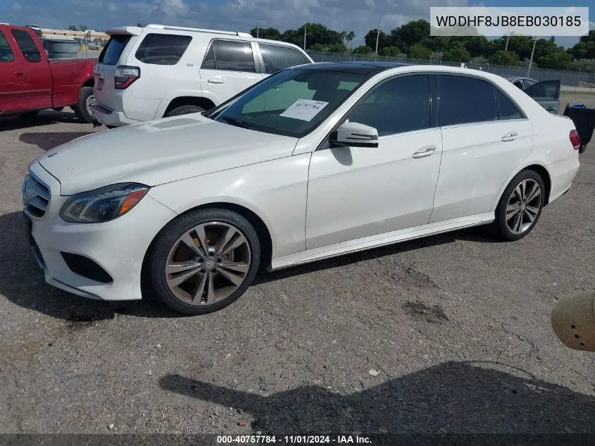 2014 Mercedes-Benz E 350 4Matic VIN: WDDHF8JB8EB030185 Lot: 40757784