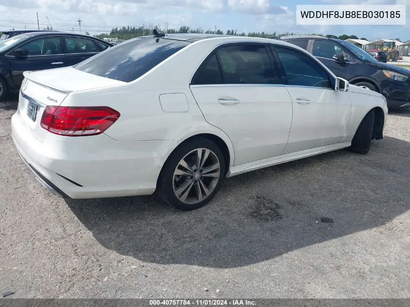 2014 Mercedes-Benz E 350 4Matic VIN: WDDHF8JB8EB030185 Lot: 40757784