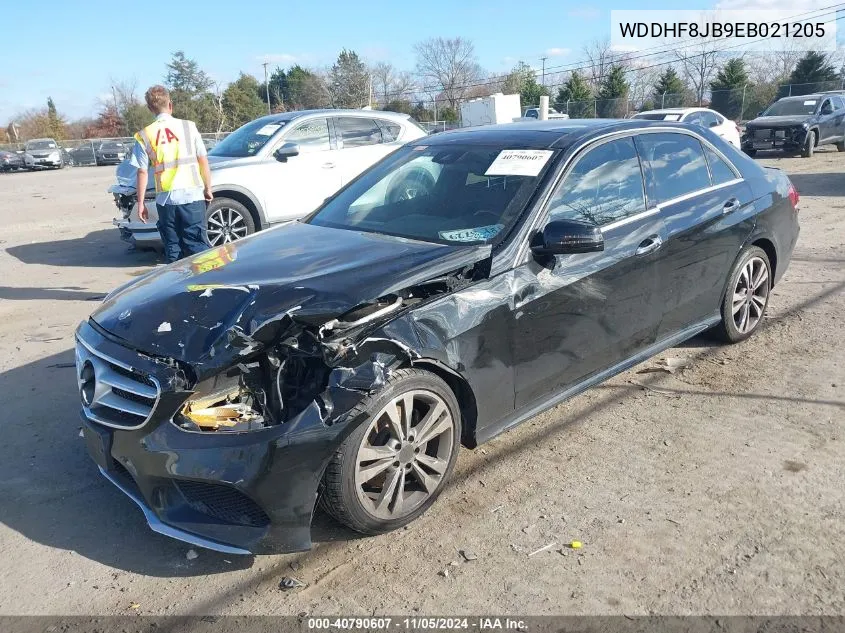 2014 Mercedes-Benz E 350 4Matic VIN: WDDHF8JB9EB021205 Lot: 40790607