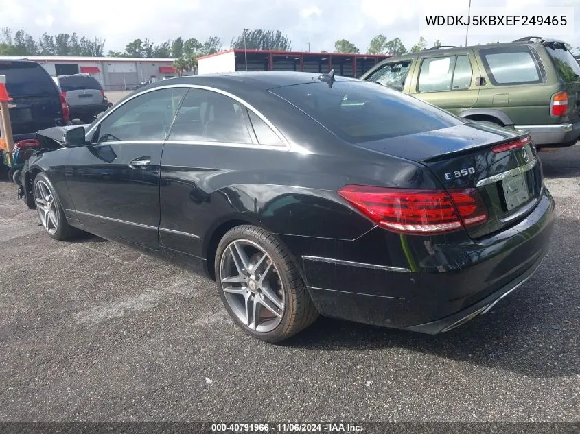 2014 Mercedes-Benz E 350 VIN: WDDKJ5KBXEF249465 Lot: 40791966