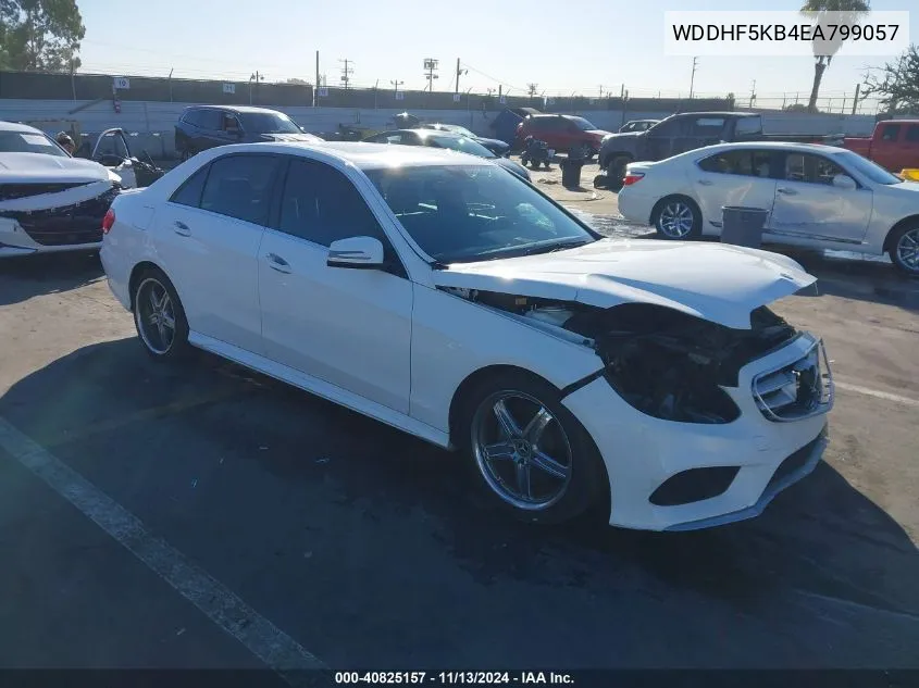 2014 Mercedes-Benz E 350 VIN: WDDHF5KB4EA799057 Lot: 40825157