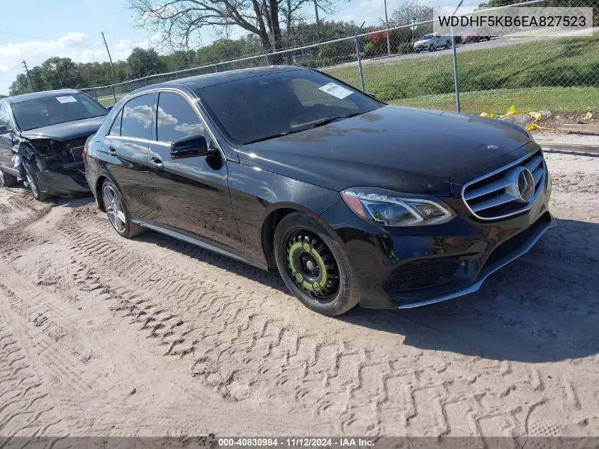 2014 Mercedes-Benz E 350 VIN: WDDHF5KB6EA827523 Lot: 40830984