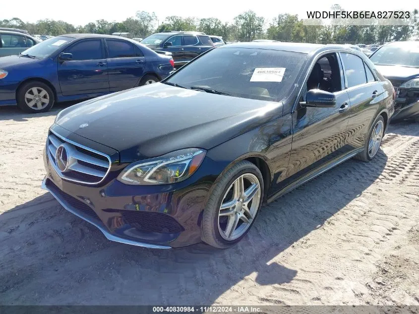 2014 Mercedes-Benz E 350 VIN: WDDHF5KB6EA827523 Lot: 40830984