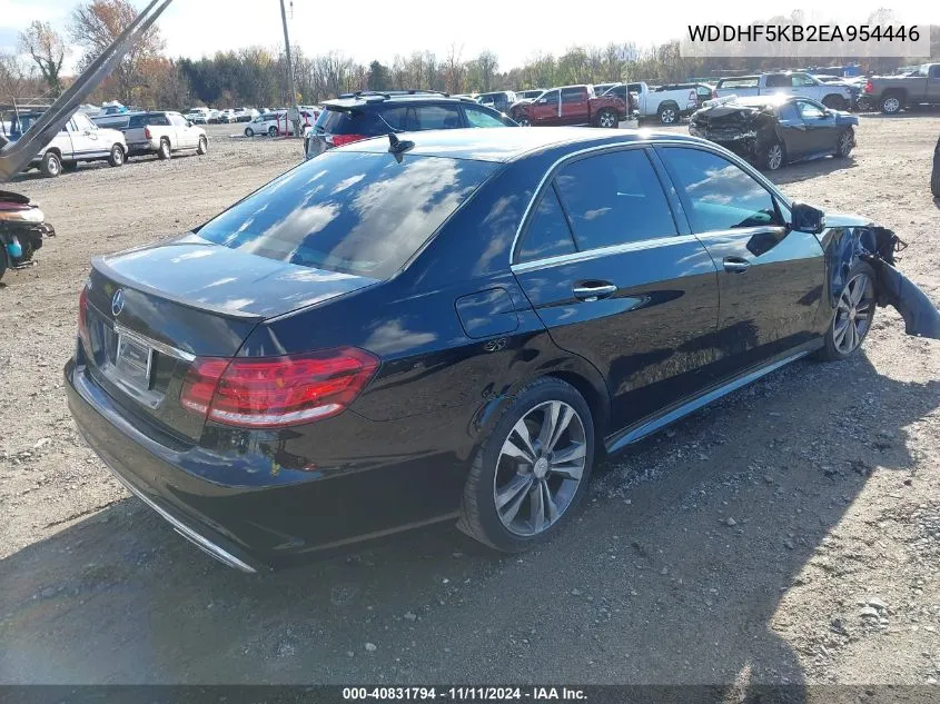 2014 Mercedes-Benz E 350 VIN: WDDHF5KB2EA954446 Lot: 40831794