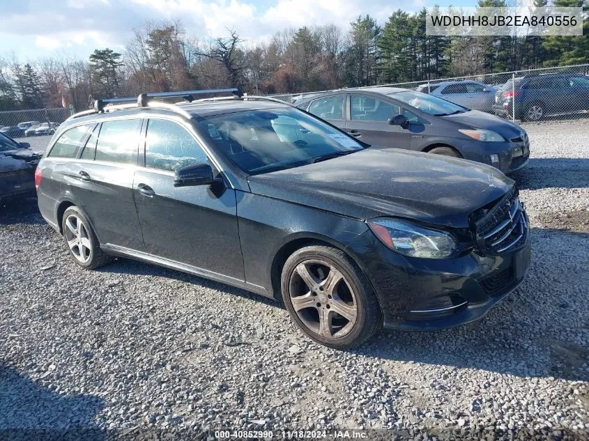 2014 Mercedes-Benz E 350 4Matic VIN: WDDHH8JB2EA840556 Lot: 40852990