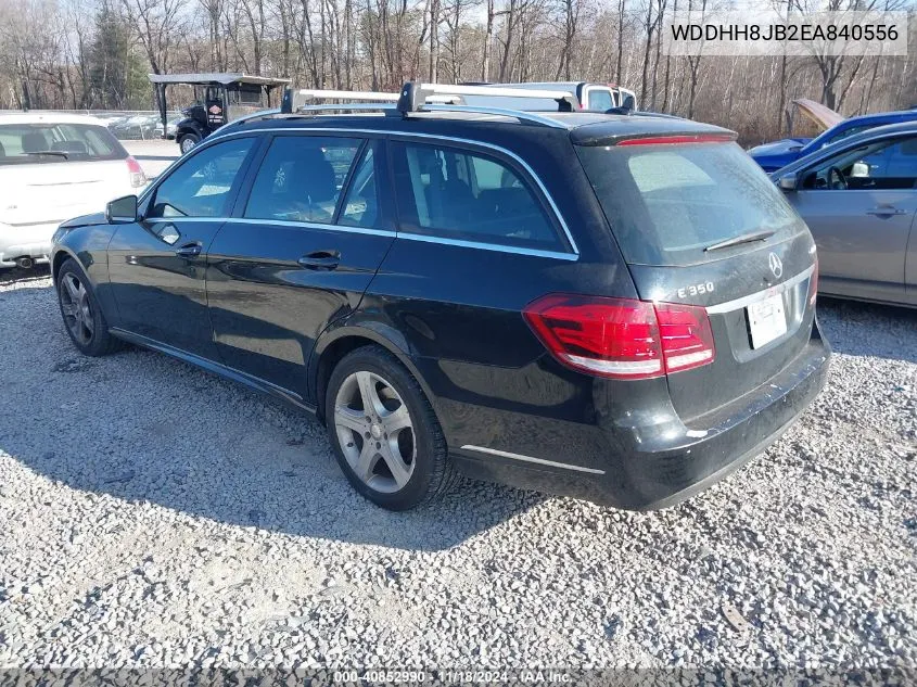 2014 Mercedes-Benz E 350 4Matic VIN: WDDHH8JB2EA840556 Lot: 40852990