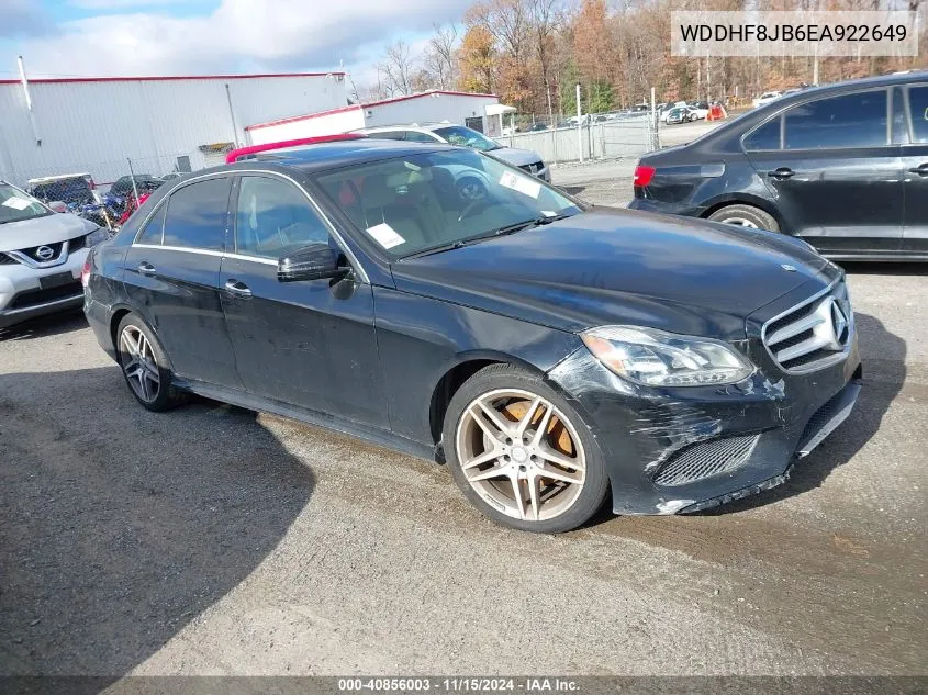 WDDHF8JB6EA922649 2014 Mercedes-Benz E 350 4Matic