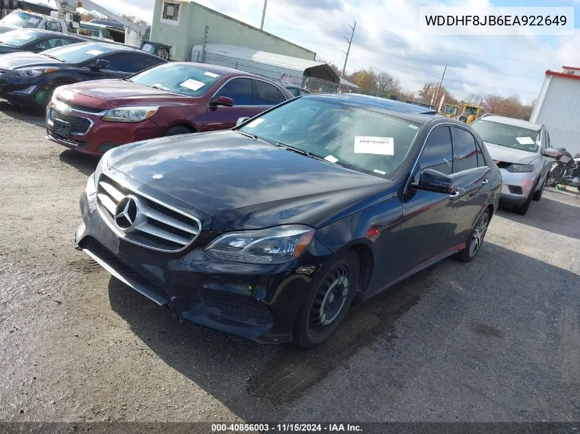 WDDHF8JB6EA922649 2014 Mercedes-Benz E 350 4Matic