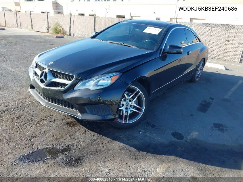 2014 Mercedes-Benz E 350 VIN: WDDKJ5KB3EF240686 Lot: 40882313