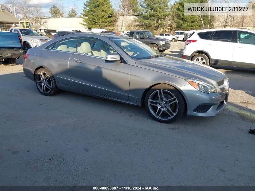 2014 Mercedes-Benz E 350 4Matic VIN: WDDKJ8JB0EF281277 Lot: 40893887