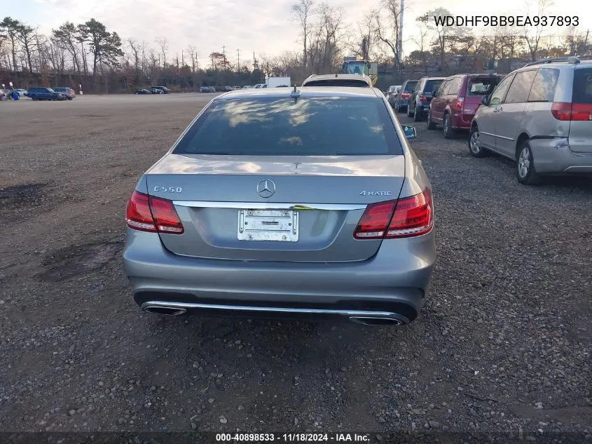 2014 Mercedes-Benz E 550 4Matic VIN: WDDHF9BB9EA937893 Lot: 40898533