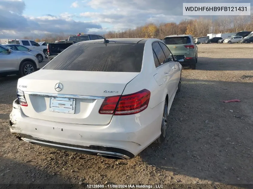 WDDHF6HB9FB121431 2015 Mercedes-Benz E-Class