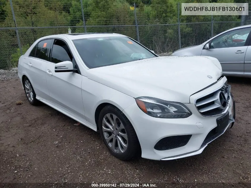 2015 Mercedes-Benz E 350 4Matic VIN: WDDHF8JB1FB130601 Lot: 39950142