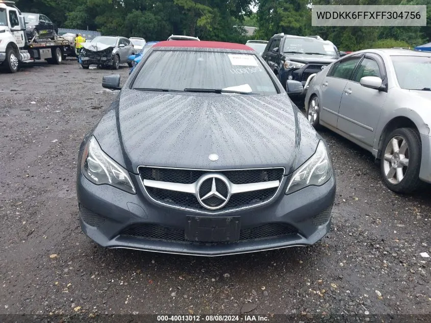 2015 Mercedes-Benz E 400 VIN: WDDKK6FFXFF304756 Lot: 40013012