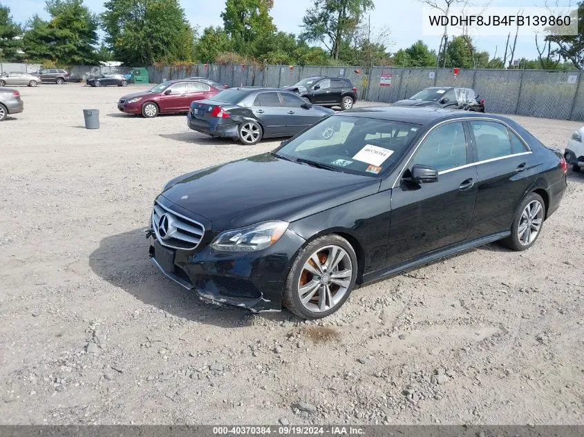 2015 Mercedes-Benz E 350 4Matic VIN: WDDHF8JB4FB139860 Lot: 40370384