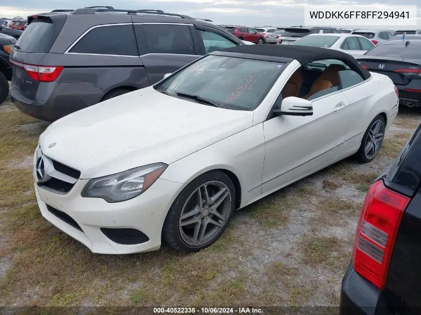 2015 Mercedes-Benz E 400 VIN: WDDKK6FF8FF294941 Lot: 40522335