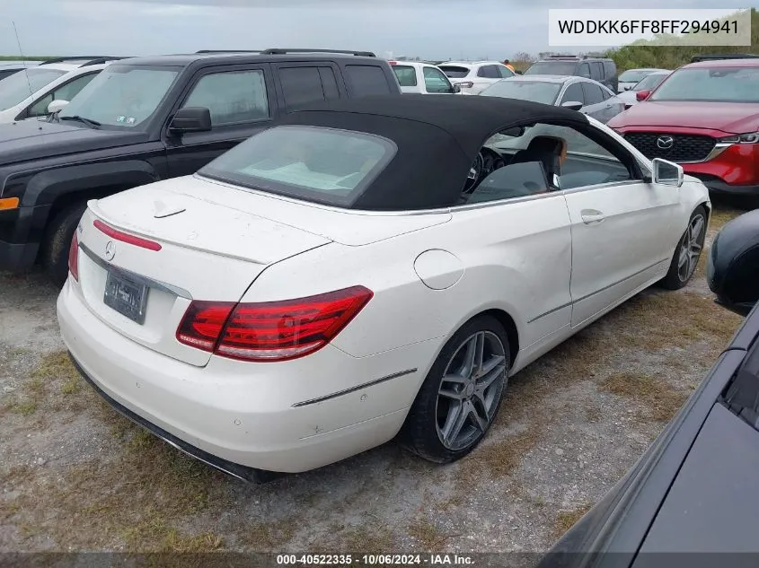 2015 Mercedes-Benz E 400 VIN: WDDKK6FF8FF294941 Lot: 40522335