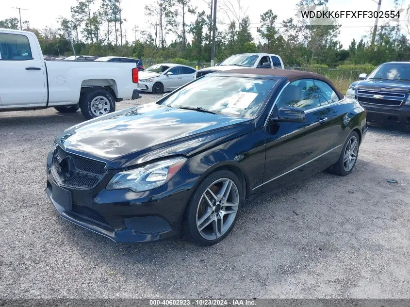 2015 Mercedes-Benz E 400 VIN: WDDKK6FFXFF302554 Lot: 40602923