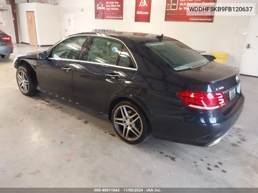 WDDHF5KB9FB120637 2015 Mercedes-Benz E 350