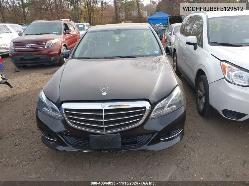 2015 Mercedes-Benz E 350 4Matic VIN: WDDHF8JB8FB129512 Lot: 40844093