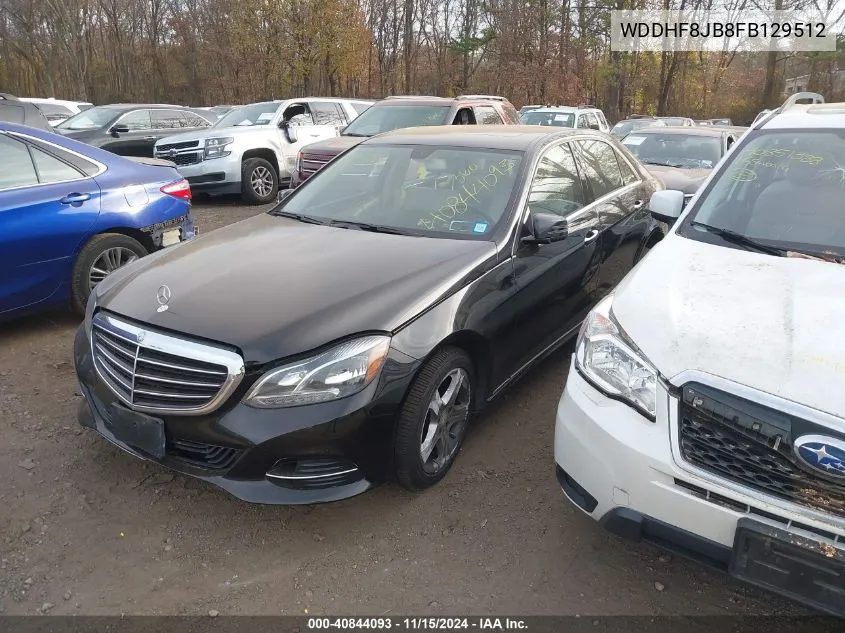 2015 Mercedes-Benz E 350 4Matic VIN: WDDHF8JB8FB129512 Lot: 40844093